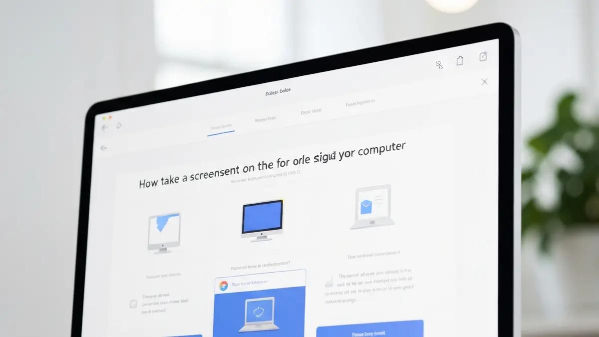 How to Take a Screenshot on Any Computer: Complete Guide