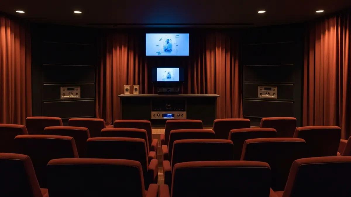 Videoprojecteur laser dans un salon