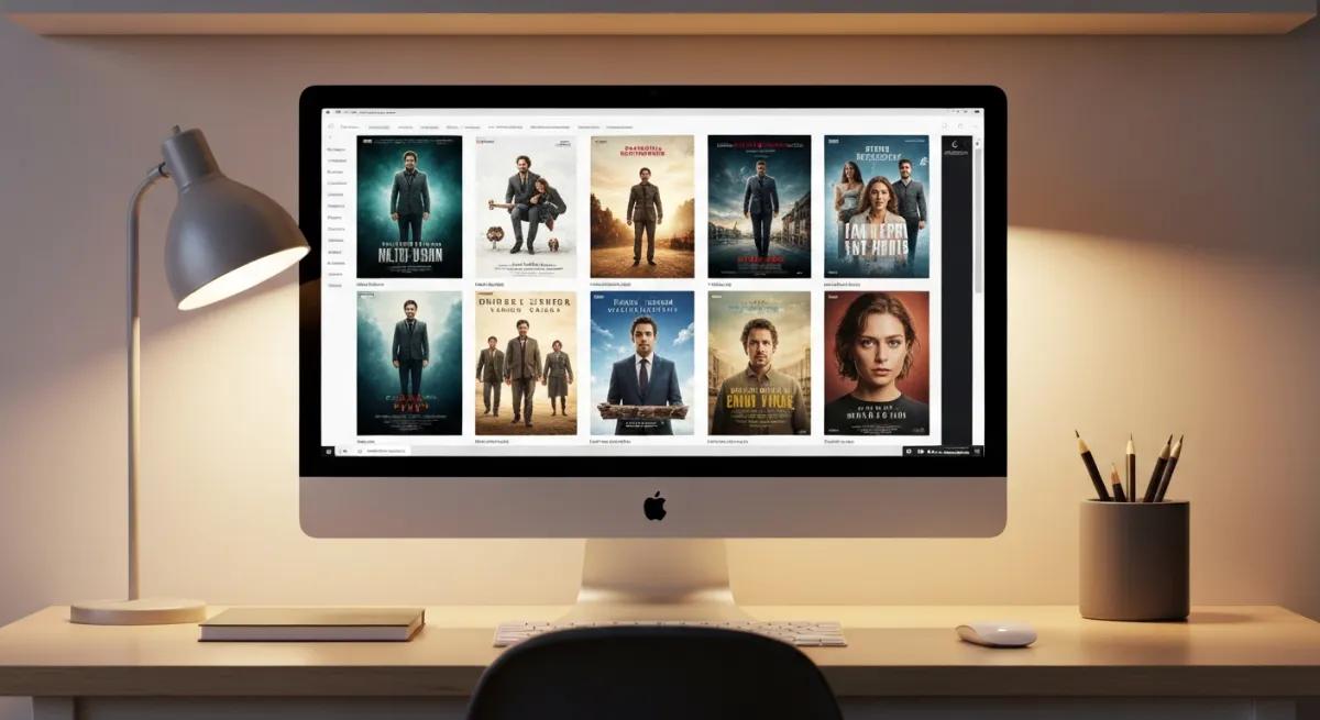 Plateforme de streaming avec catalogue de films en ligne