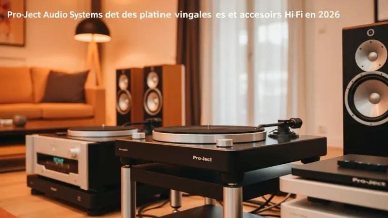 Tocadiscos Pro-Ject en un sistema hi-fi
